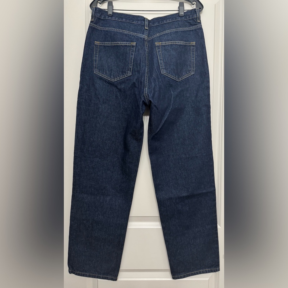 NWT The Kooples Women's Dark Wash Button Fly Straight Leg Jeans - Size 31 - Picture 5 of 12